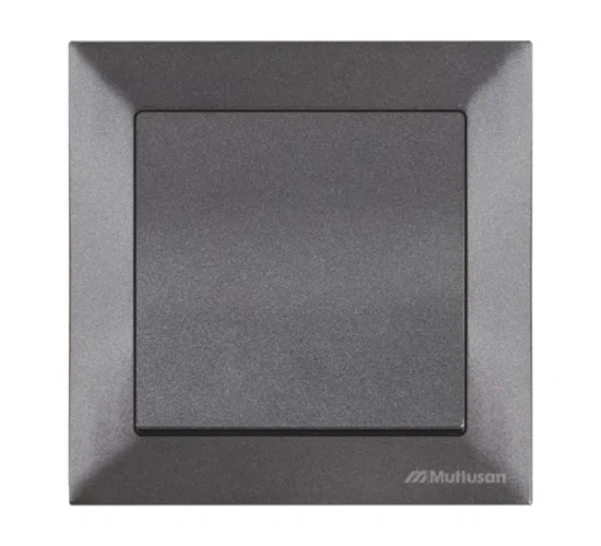 Единичен ключ схема 1-10А Сив Candela Mutlusan.png